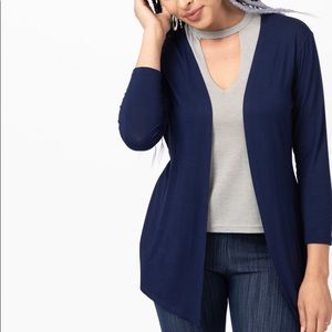 Navy cardigan